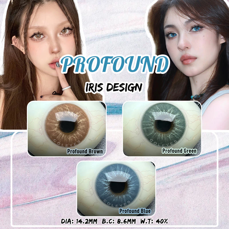 Coleyes Profound Green Yearly Prescription Colored Contacts - image 13