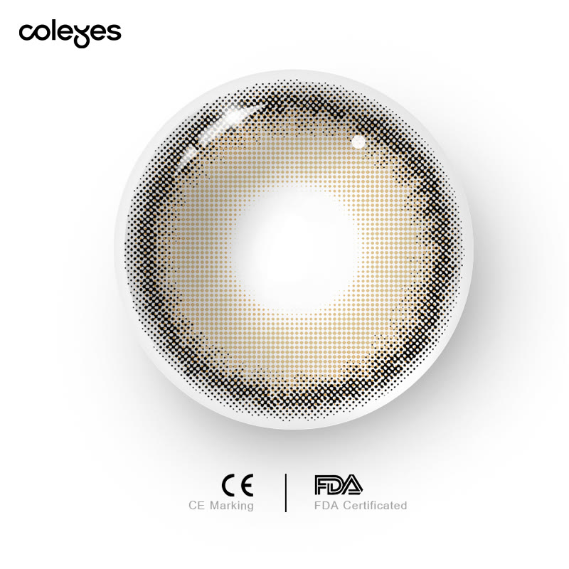 Coleyes Tiger's Eye Brown Yearly Prescription Colored Contacts - image 8