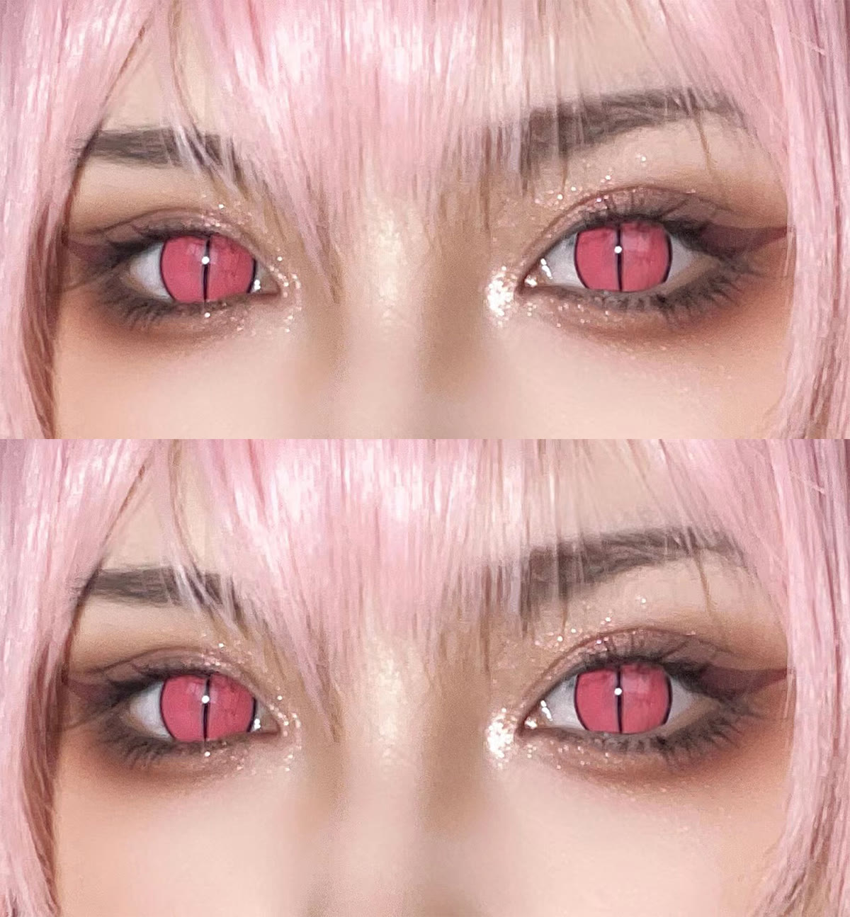 Coleyes Kamado Nezuko Rose Yearly Cosplay Colored Contacts - image 4