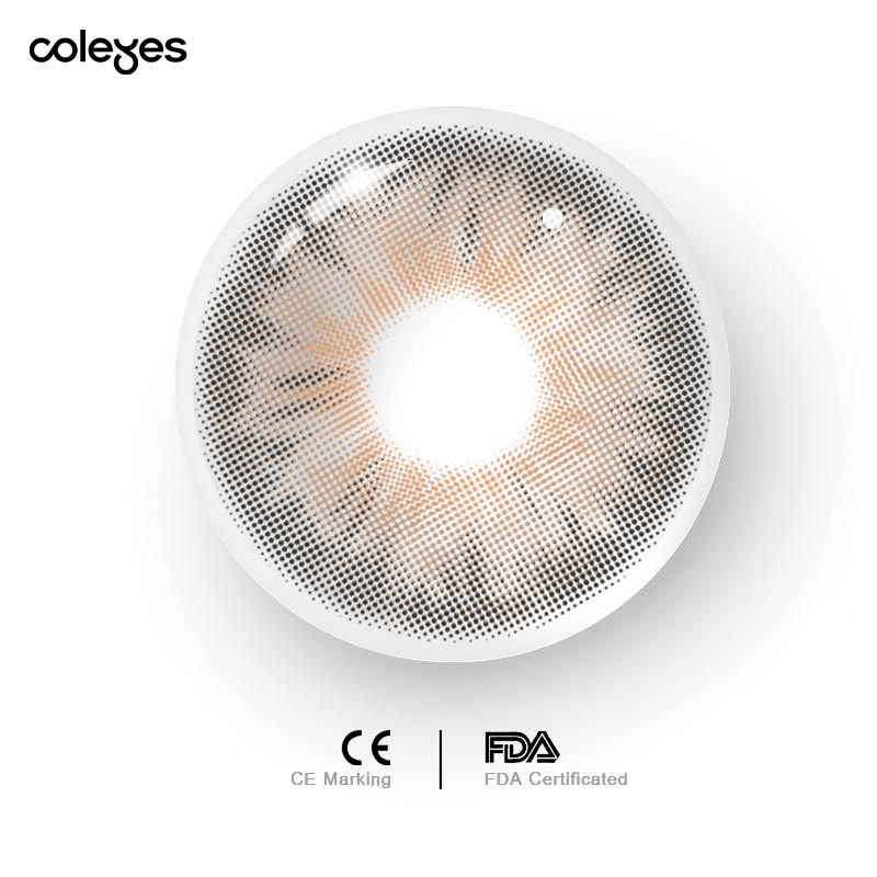 Coleyes Monica Brown Large Pupil Yearly Colored Contacts - image 5