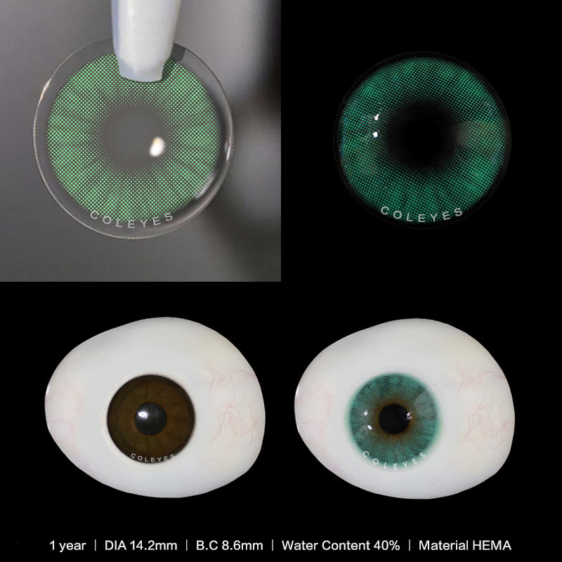 Coleyes Hid Verde Yearly Prescription Colored Contacts - image 4