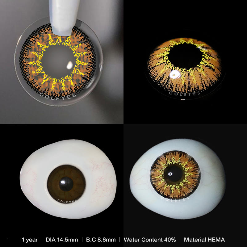 Coleyes Nonno Chocolate Yearly Cosplay Colored Contacts - image 4