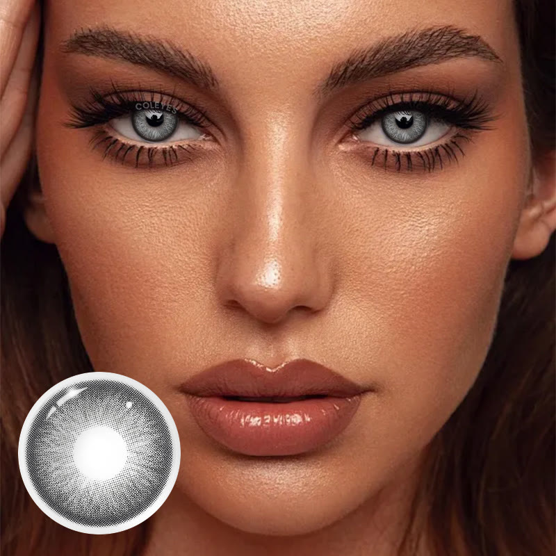 Coleyes Barbie Grey Yearly Prescription Colored Contacts - image 4