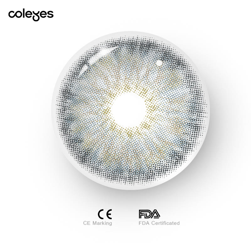 Coleyes Dawn Blue Yearly Prescription Colored Contacts - image 8