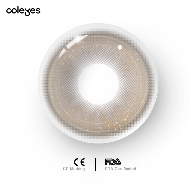 Coleyes Butterfly Brown Yearly Prescription Colored Contacts - image 5