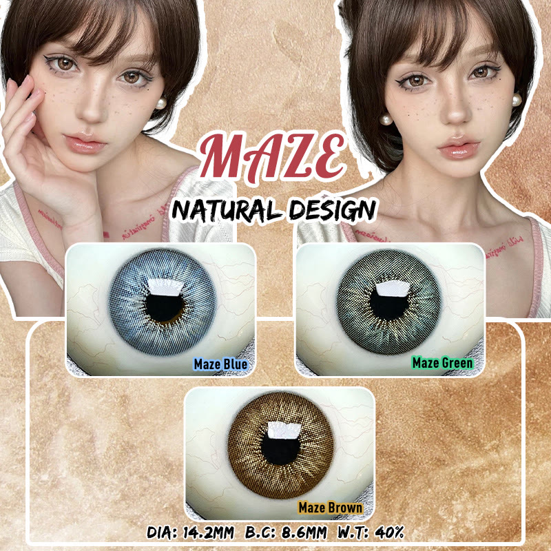 Coleyes Maze Blue Yearly Colored Contacts - image 12