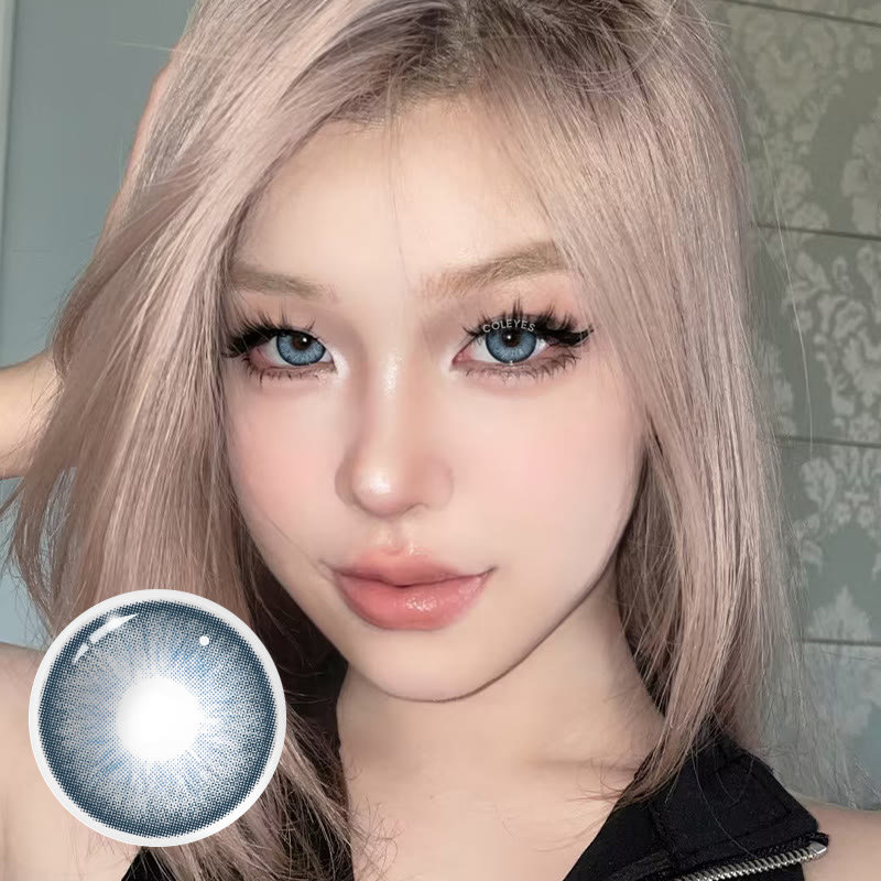 Coleyes Barbie Blue Yearly Prescription Colored Contacts - image 10
