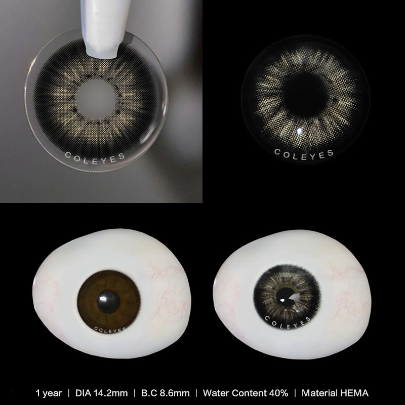 Coleyes New York III Black Yearly Prescription Colored Contacts - image 4