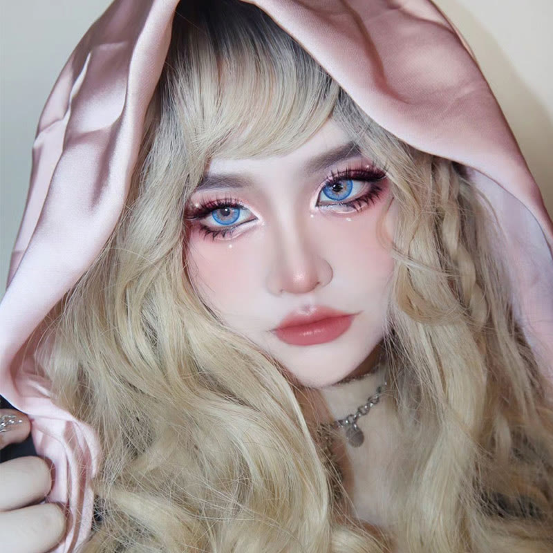 Coleyes Wildness Peacock Blue Yearly Colored Contacts - image 8