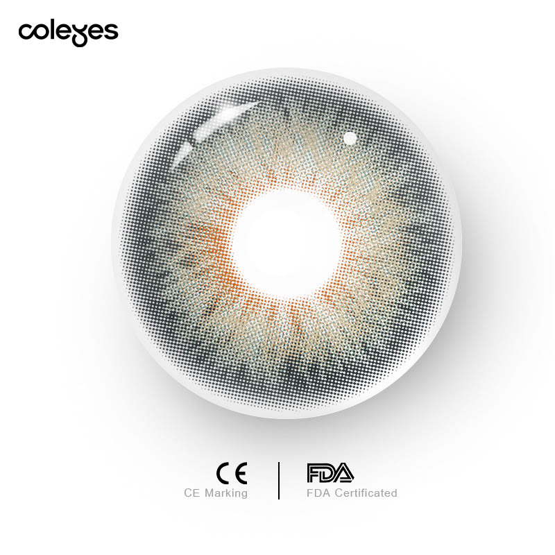 Coleyes Opal Grey Yearly Prescription Colored Contacts - image 8
