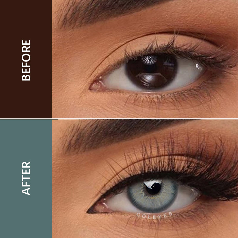 Coleyes Aegean Sea Ⅱ Grey Yearly Prescription Colored Contacts - image 1