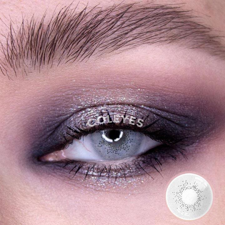 Coleyes Ocean Grey Yearly Prescription Colored Contacts - image 5
