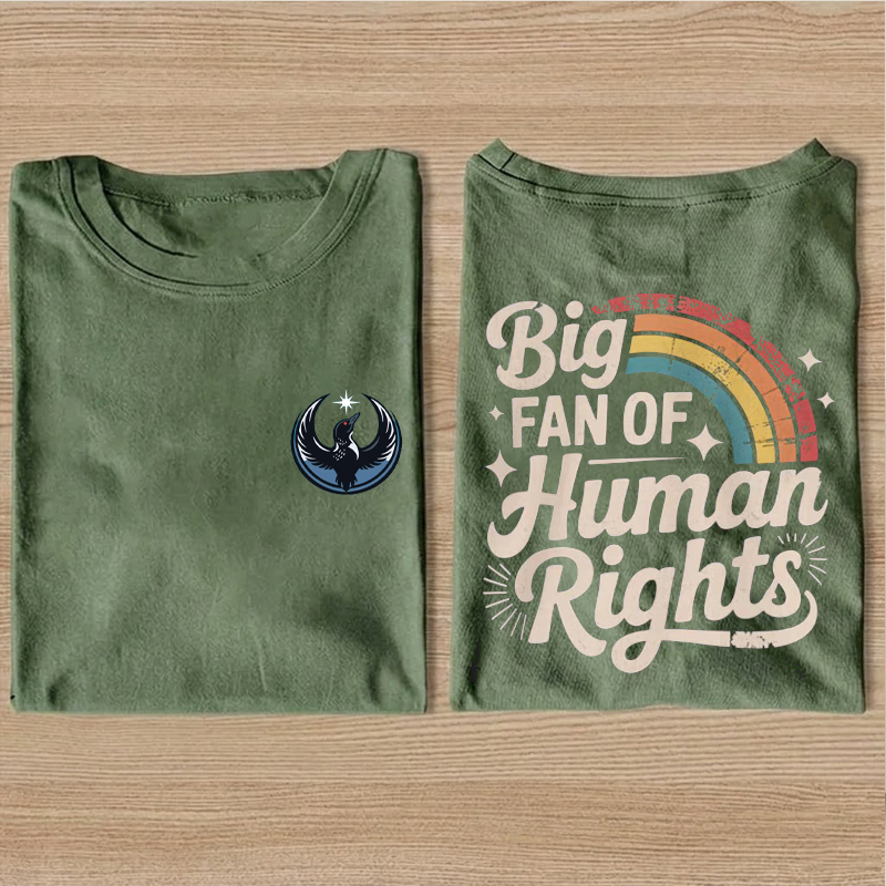 Minnesota Resistance Big Fan of Human Rights T-shirt