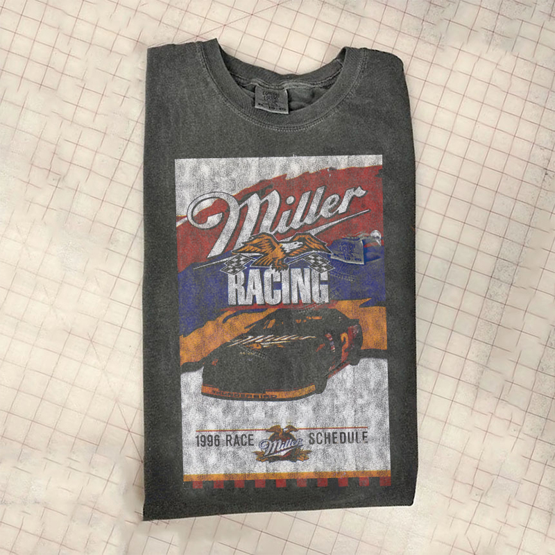 Vintage NASCAR Miller Lite Racing T-Shirt