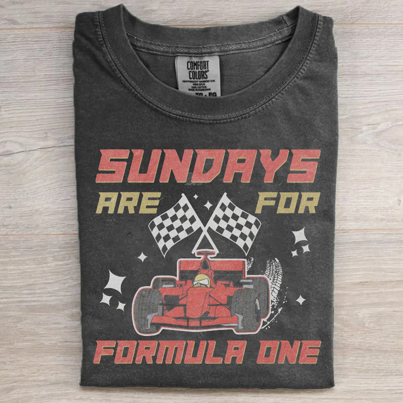 Sundays Are For F1 Racing, Formula One T-shirt