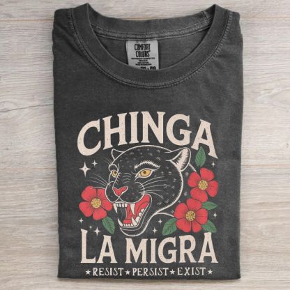 Chinga La Migra Human Rights Protest Unisex T-shirt