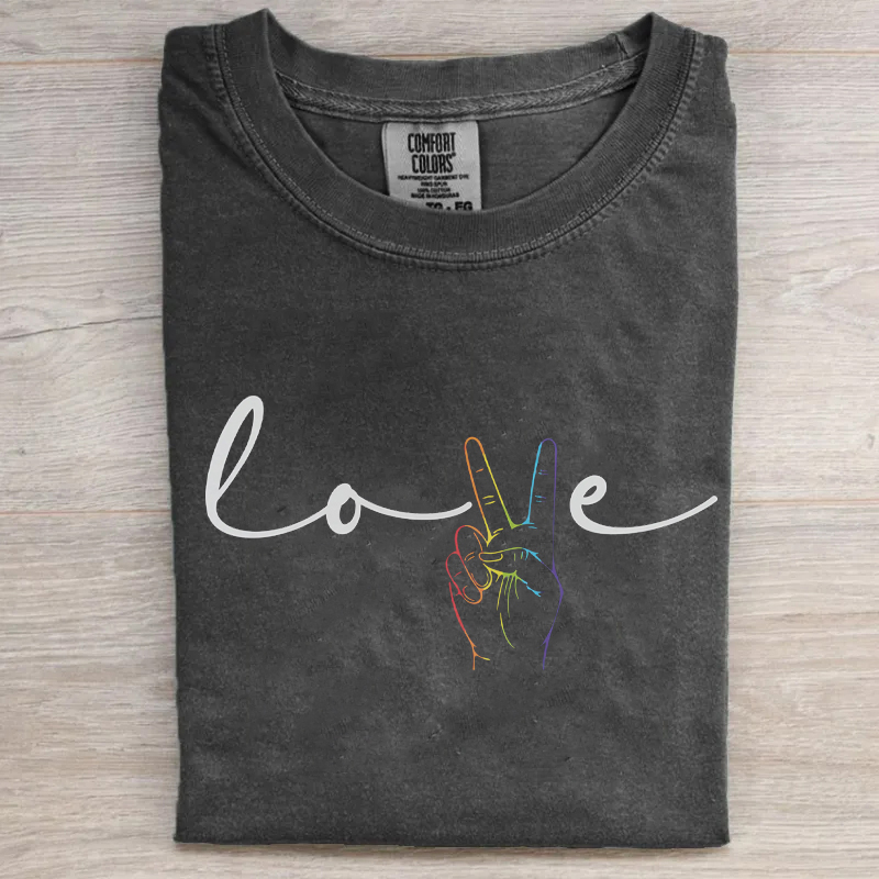 Gay Pride Love Rainbow T-shirt