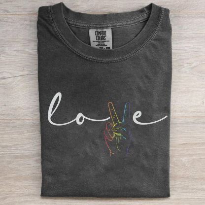 Gay Pride Love Rainbow T-shirt