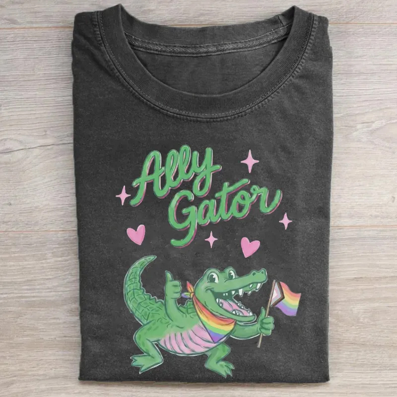 Ally Gator Pride LGBTQ T-shirt