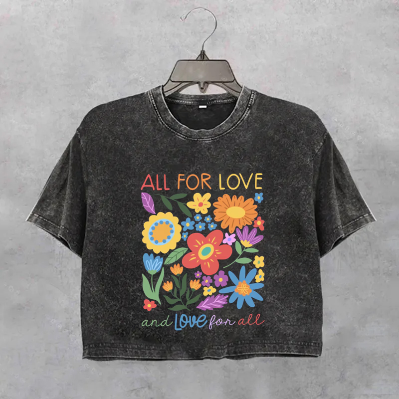 All For Love Floral Pride Boxy T-Shirt