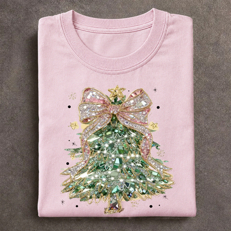 Rhinestone Christmas Tree T-shirt