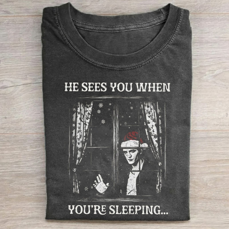He Sees You Robert Pattinson Vintage Christmas T-shirt