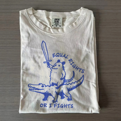 Warrior Possum & Gator LGBTQ Pride T-shirt