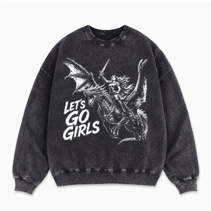Warrior Woman Dragon Rider Sweatshirt