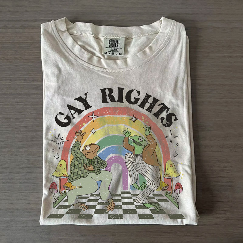 Gay Right Pride Frog T-shirt