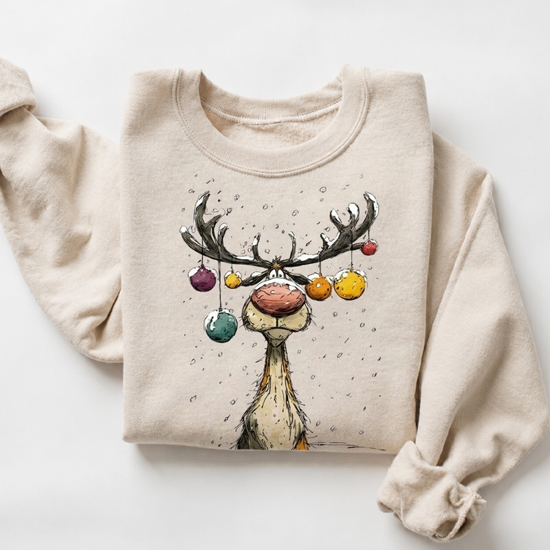 Reindeer Christmas Sweatshirt