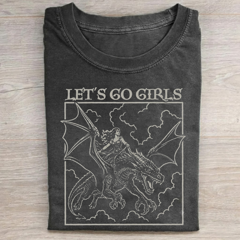 Retro Dragon Rider T-Shirt