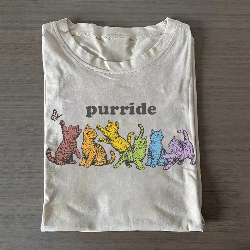 Purride Rainbow Cats T-shirt