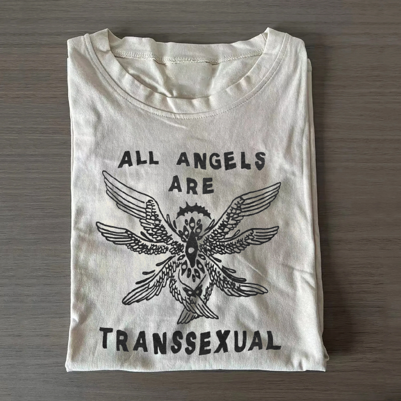 All Angels Are Transsexual Trans Pride LGBT T-shirt