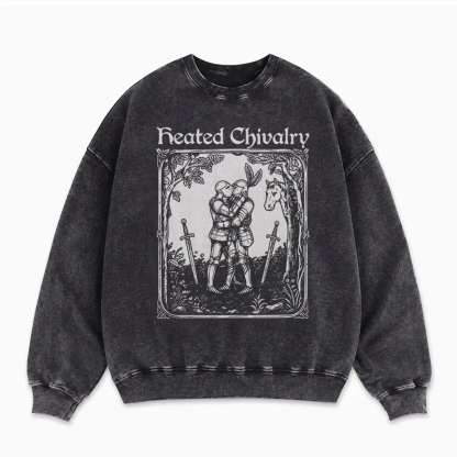 Heated Chivalry Gay Medieval Sweatshirt
