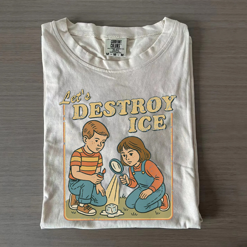 Let's Destroy Ice Protest T-shirt