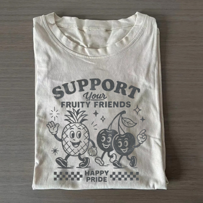 Fruity Friends lgbtqia Pride T-shirt