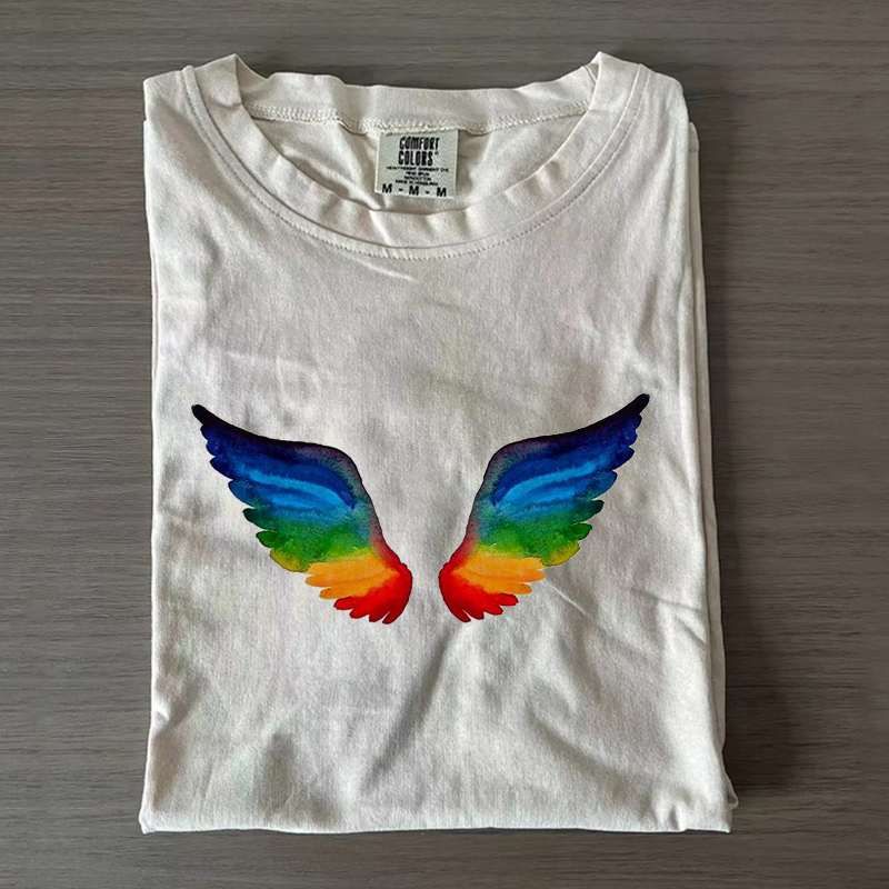 Rainbow Wings LGBTQ Pride T-shirt
