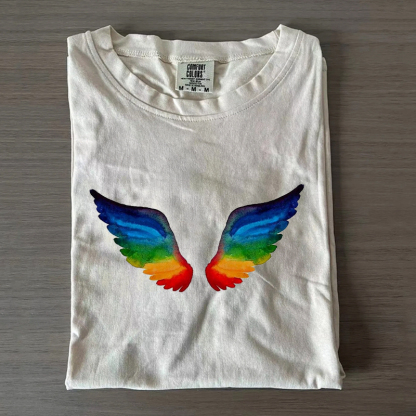 Rainbow Wings LGBTQ Pride T-shirt