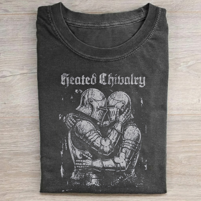 Heated Chivalry Gay Medieval T-shirt