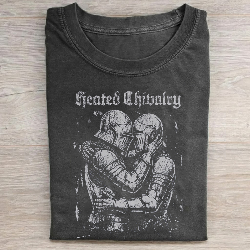 Heated Chivalry Gay Medieval T-shirt