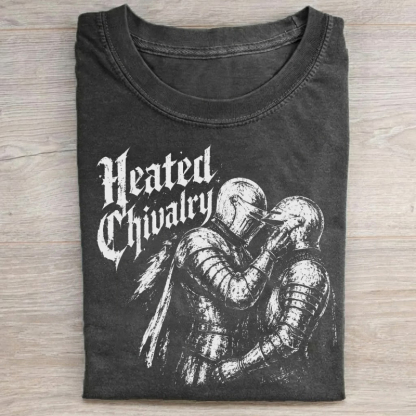 Heated Chivalry Knight Medieval Gay T-Shirt