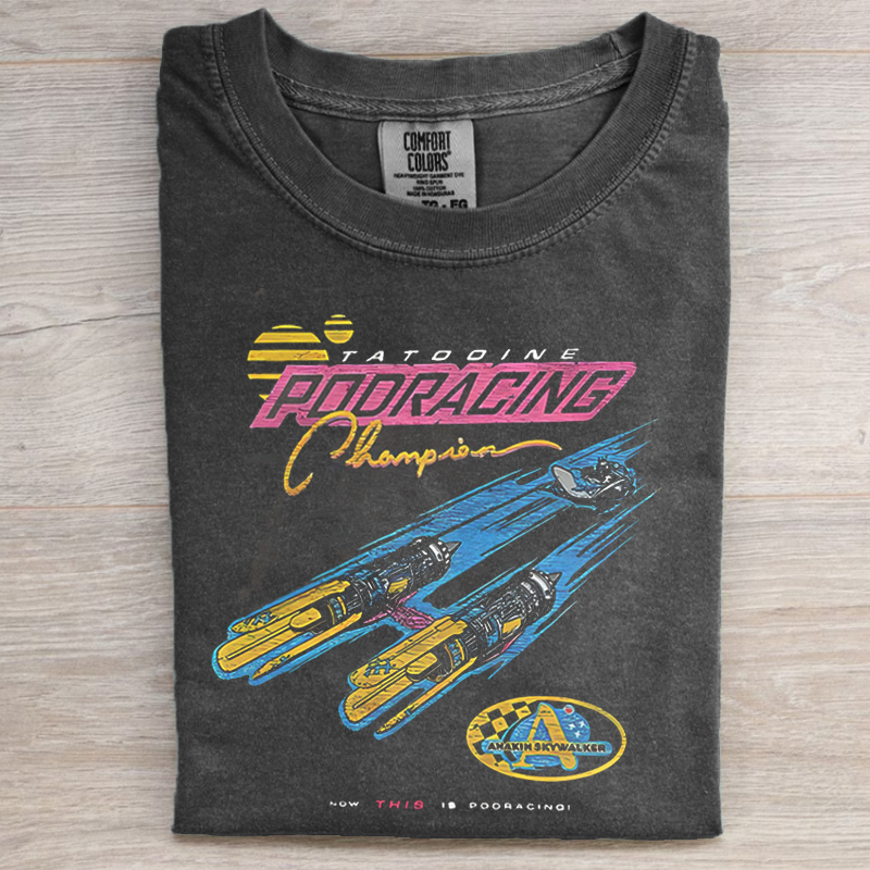 Retro Tatooine Podracing Champion T-shirt