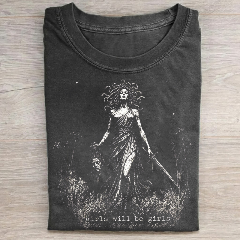 Girls Will be Girls Vintage Medusa T-shirt