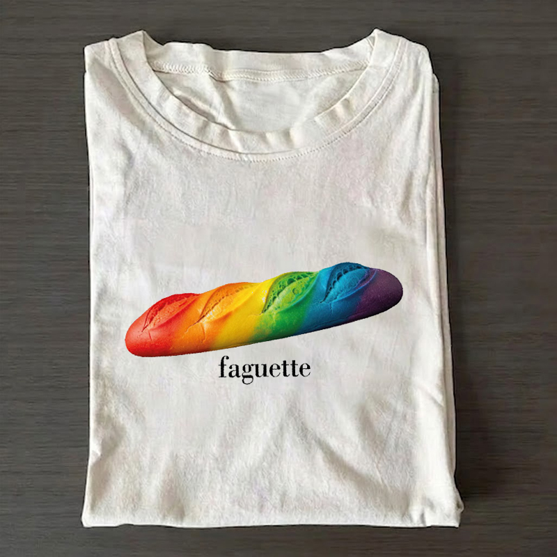 Faguette LGBT Baguette Pride T-shirt