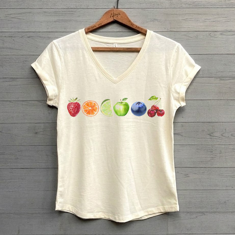 Fruity Y2K Subtle Pride V-neck Shirt