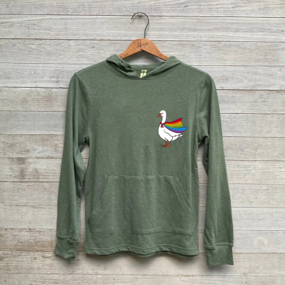 Rainbow Goose LGBTQ Pride Hoodie
