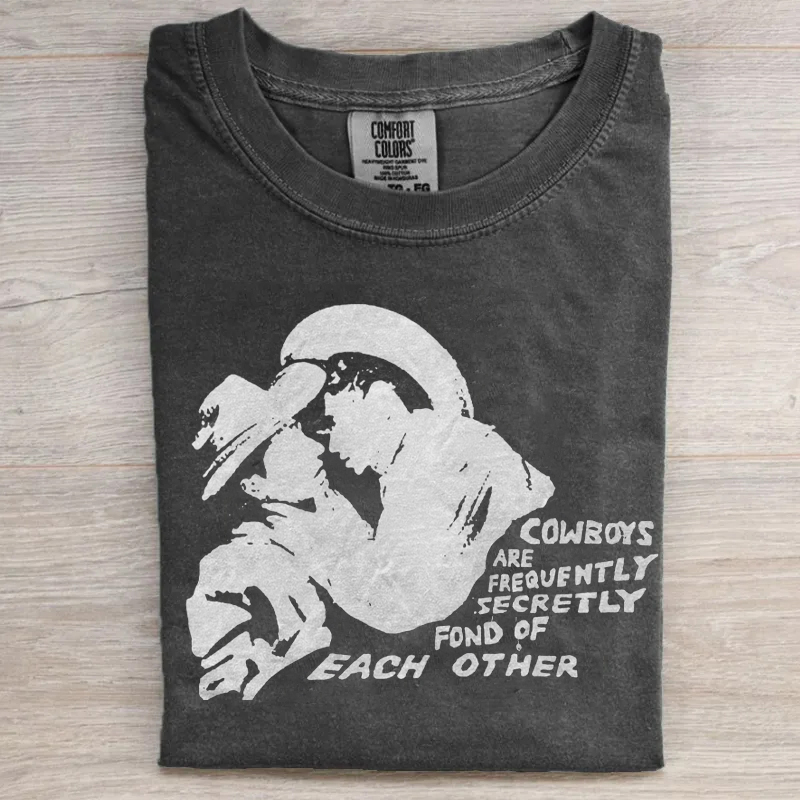 Queer Cowboy Embrace LGBTQ Pride T-shirt
