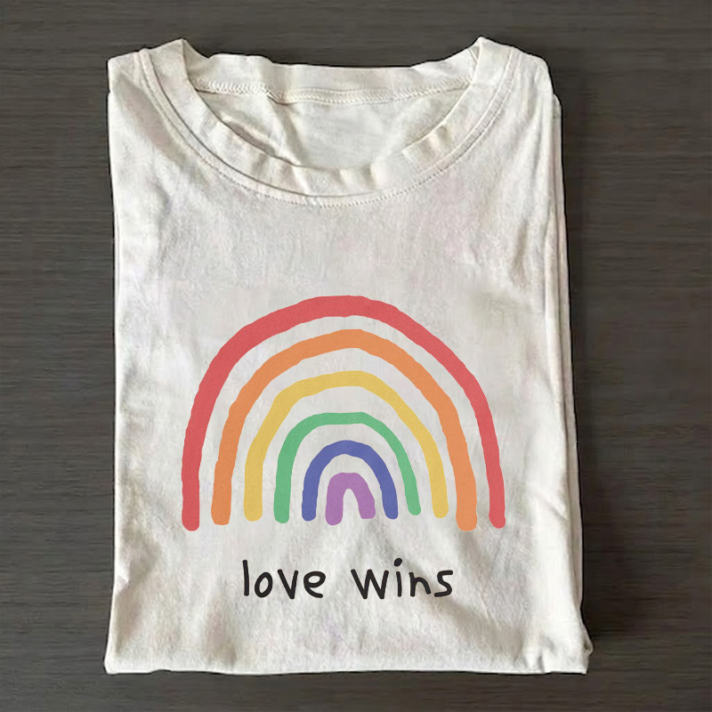 Love Wins Rainbow T-shirt