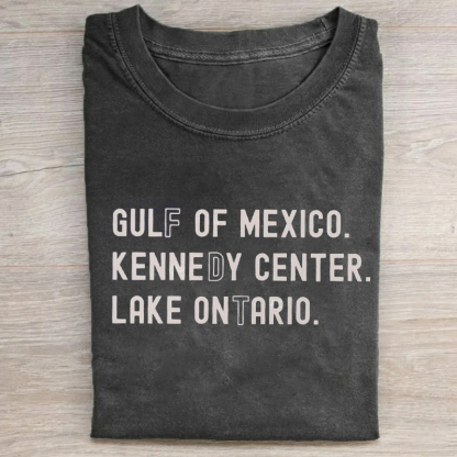 FDT Lake Ontario Kennedy Center Funny Protest T-Shirt