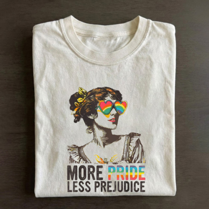 More Pride Less Prejudice LGBTQ T-shirt
